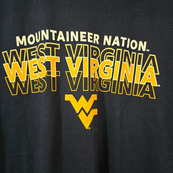 West Virginia Mountaineers Men's Captivating Short Sleeve T-Shirt Navy Sz XL NWT - Picture 2 of 7